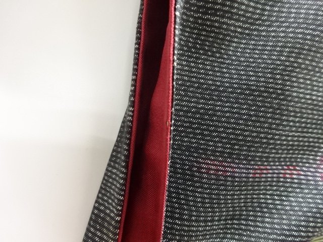  抽象模様織り出し本場泥大島紬着物